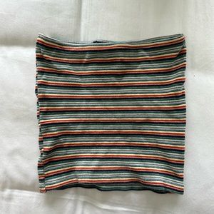 Rainbow Striped Brandy Melville Tube Top